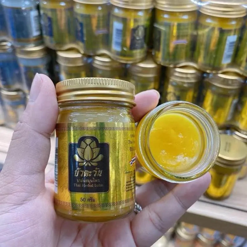 بلسم التدليك العشبي التايلاندي Green Nature Bua Tawan – الأصفر